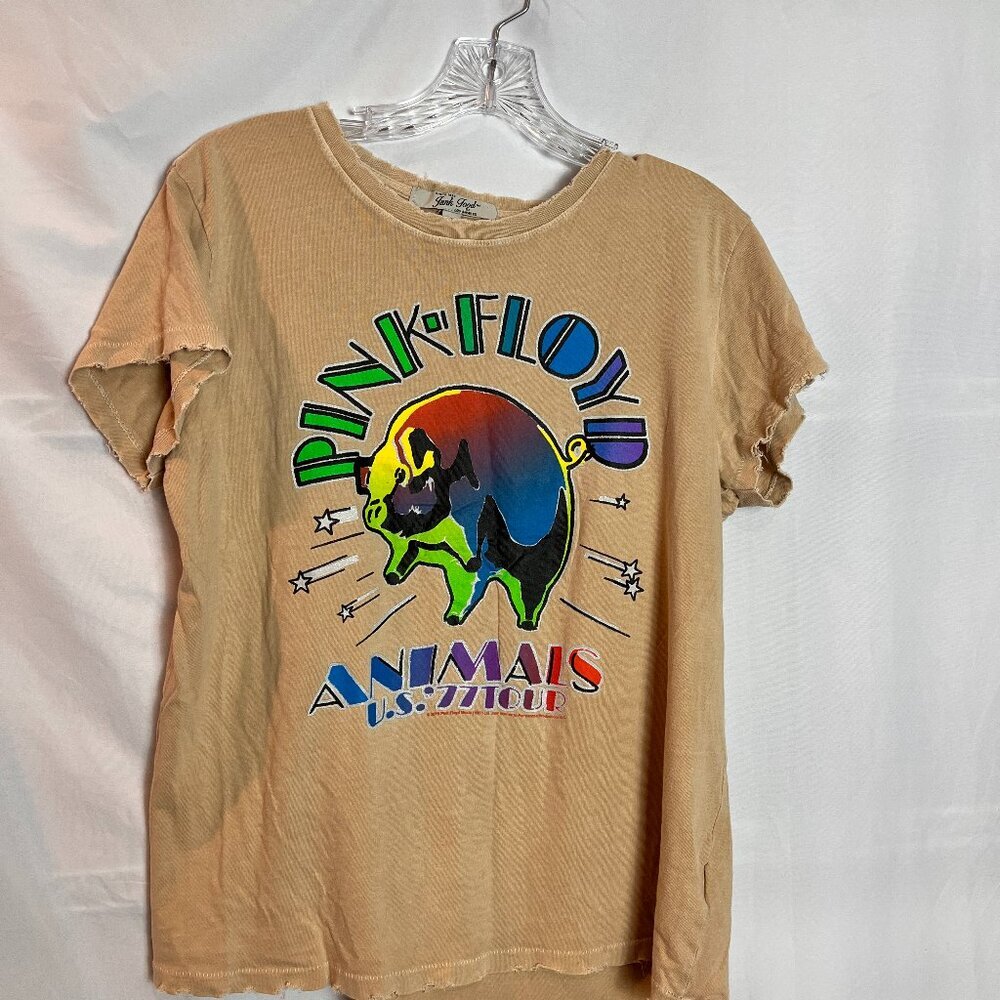 Women's Junk Food Pink Floyd short sleeve T shirt Size M